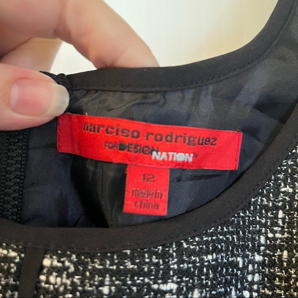 Tweed Black, white & Silver Dress Never Worn - Picture 7 of 8